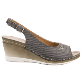 Sandali VINCEZA grigi grigio