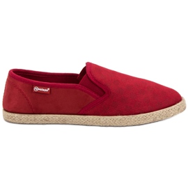 MCKEYLOR Slipper Bordeaux rosso