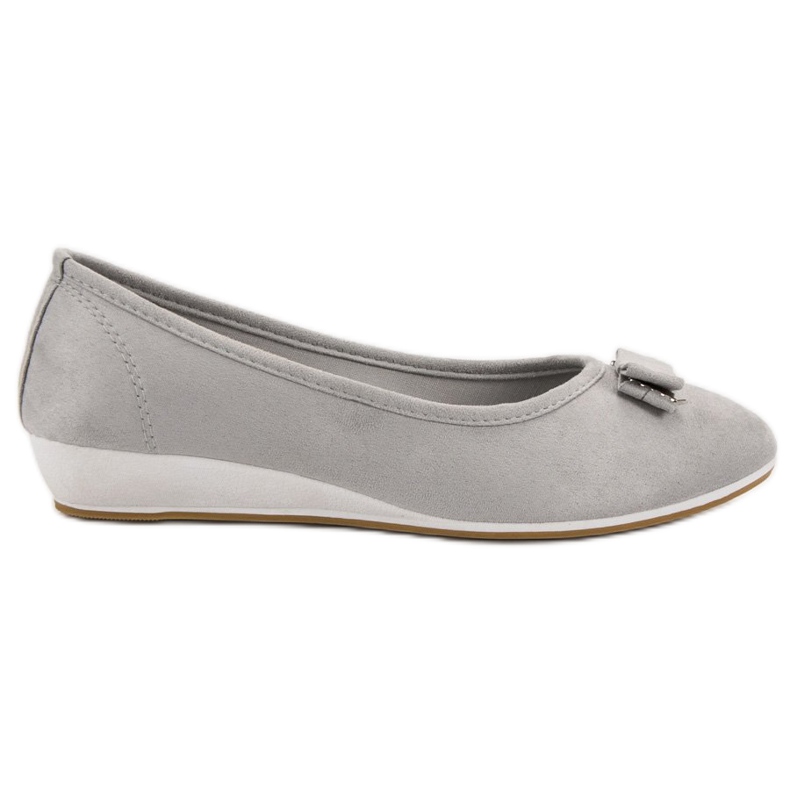 Vinceza Ballerina Con Fiocco grigio