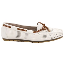 Kylie Mocassini comodi bianco