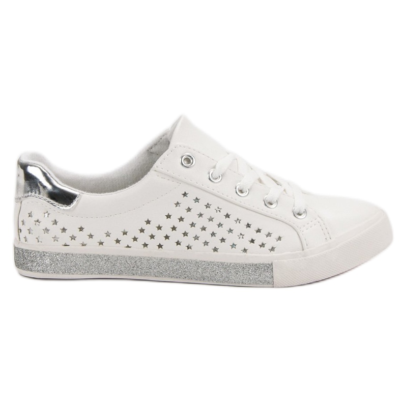 Kylie Sneakers Bianche Con Stelle bianca