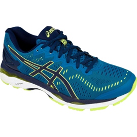 Scarpe da corsa Asics Gel-KAYANO 23 M T646N-4907 blu navy blu giallo