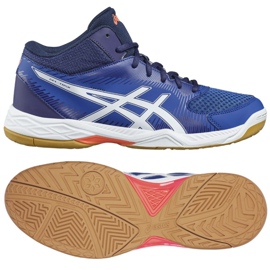 Scarpe da pallavolo Asics Gel Task M B703Y 4901 multicolore blu