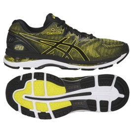 Asics Scarpe da corsa Ascis Gel Nimbus 20 M T800N-8990 nero giallo