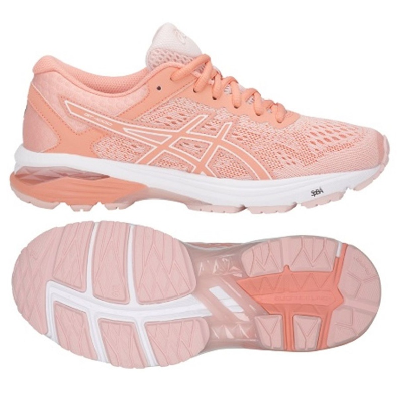 Scarpe da corsa Asics Gt 1000 6 W T7A9N-1706 rosa