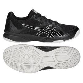 Asics Upcourt 3 M 1071A019-001 scarpe da pallavolo multicolore nero