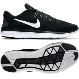 Scarpe da corsa Nike Flex 2017 Rn M 898457-001 nero