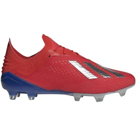 Scarpe da calcio Adidas X 18.1 Fg M BB9347 rosso rosso