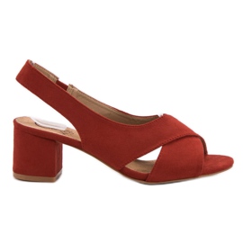Kylie Sandali rossi in pelle scamosciata rosso