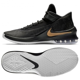 Scarpe da basket Nike Air Max Infuriate 2 Mid M AA7066-002 nero nero