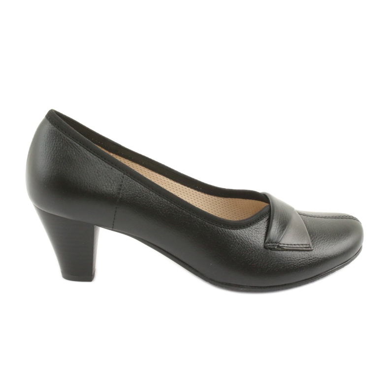 Pompe in pelle femminile Gregors 570 neri nero