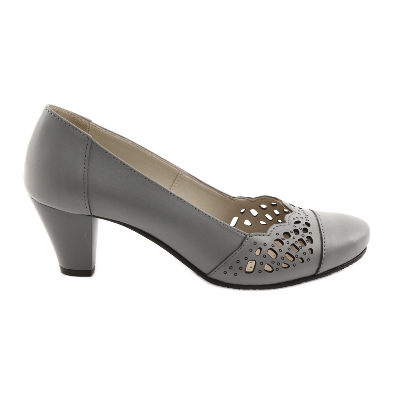 Décolleté traforate da donna Gregors 745 grigio
