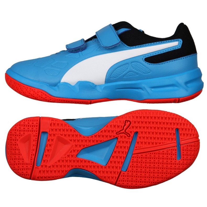 Scarpe indoor Puma Tenaz V Jr Bleu Azur 104891 06 blu blu