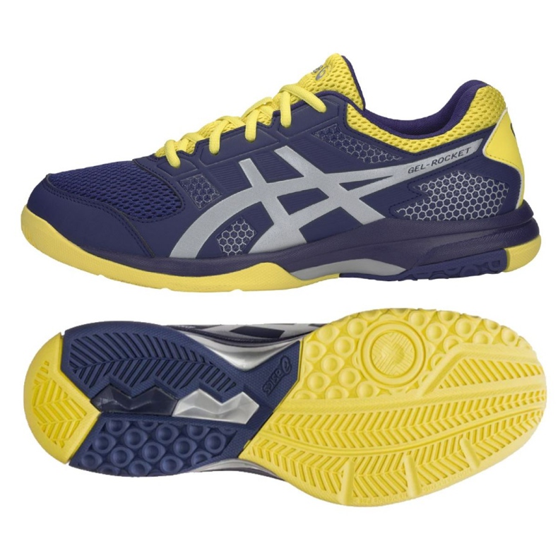 Scarpe da pallavolo Asics Gel Rocket 8 M B706Y-426 blu navy blu navy