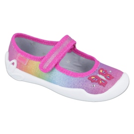 Scarpe per bambini Befado 114X335 multicolore rosa