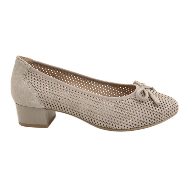Décolleté da donna Caprice 22500-28 beige d'argento