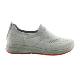 Scarpe Sportive Grigie Slip Grigie DK SA089 grigio rosso