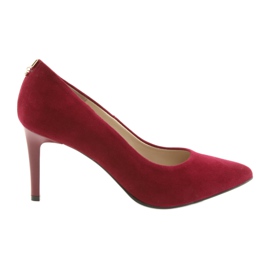 Décolleté da donna rosse SALA 7064 con decorazione rosso