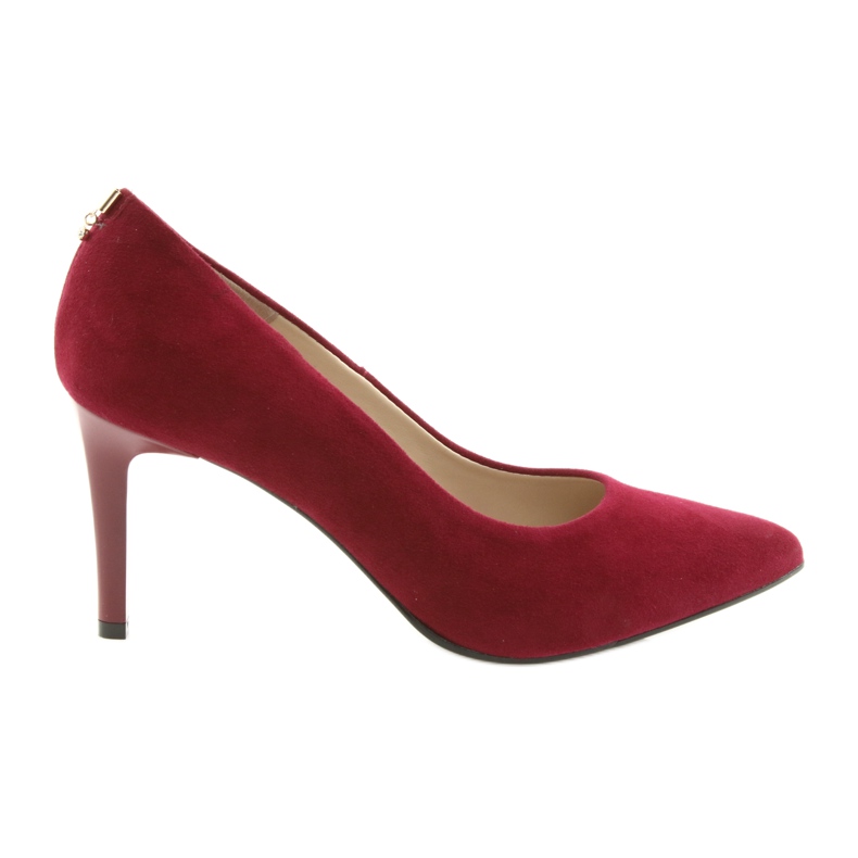 Décolleté da donna rosse SALA 7064 con decorazione rosso