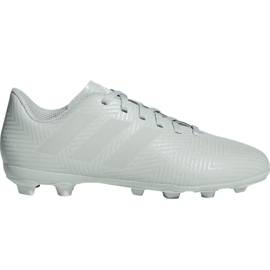 Le scarpe da calcio adidas Nemeziz 18.4 FxG Jr DB2356 multicolore bianca