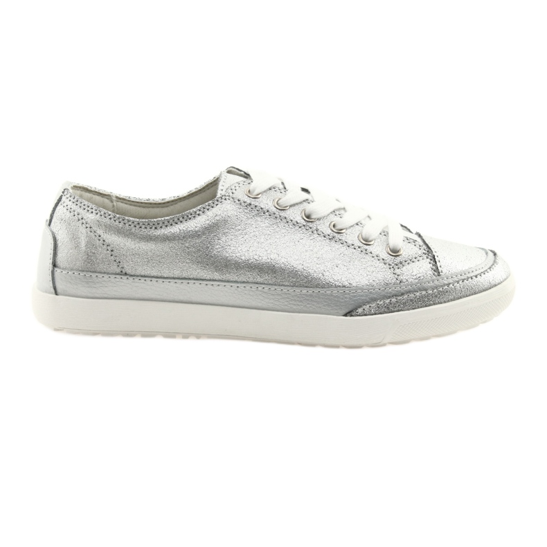 Scarpe sportive da donna allacciate Filippo 703 argento grigio