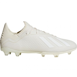 Scarpe da calcio Adidas X 18.2 Fg M DB2181 bianco bianco