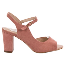 VINCEZA pompe asimmetriche rosa