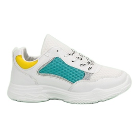 Scarpe sportive comode bianco multicolore