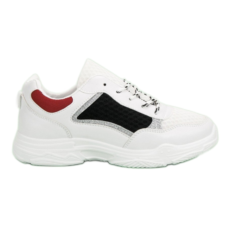 Scarpe sportive comode bianco multicolore