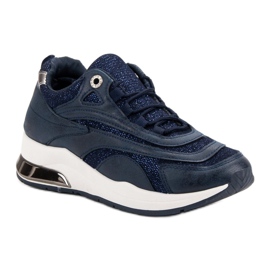 Sneakers blu navy alla moda