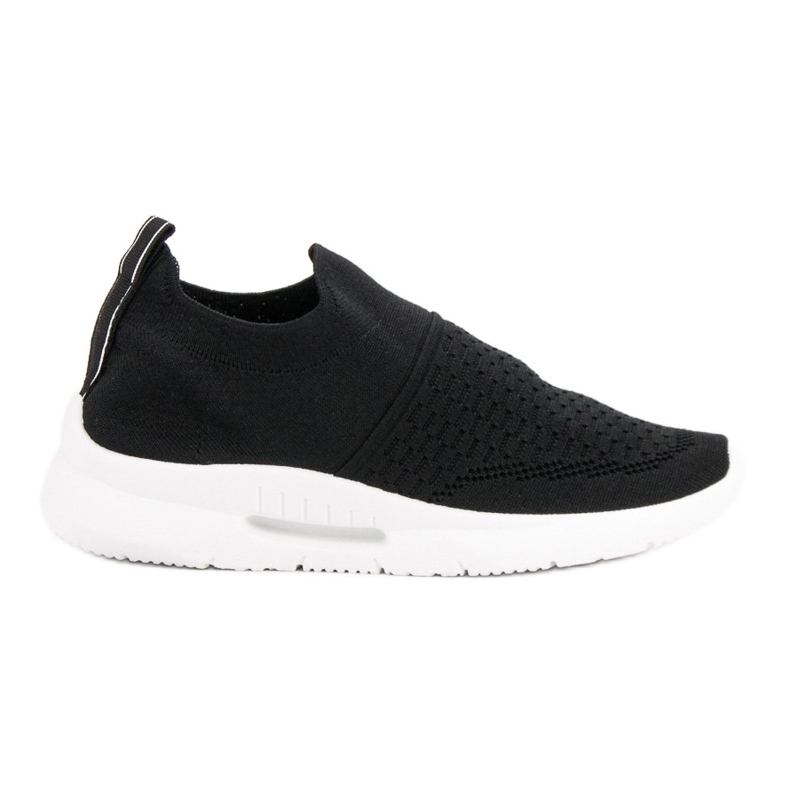 Calzature sportive in tessuto nero
