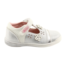 Ballerine damigella American Club GC20 bianco grigio