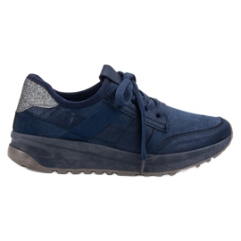 Ideal Shoes Scarpe sportive slip-on blu