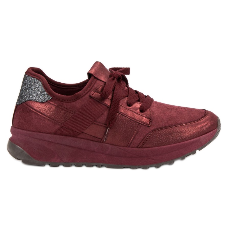Ideal Shoes Scarpe sportive slip-on rosso