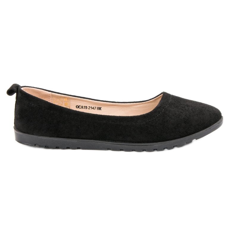 Vinceza Ballerine Con Perle nero