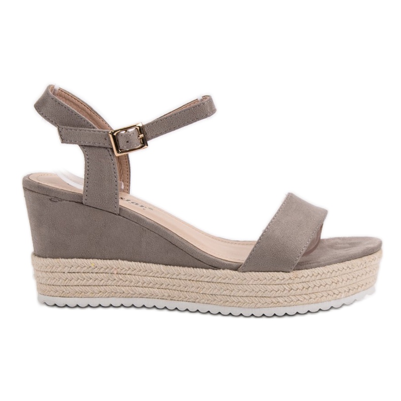 Seastar Comodi sandali con zeppa grigio