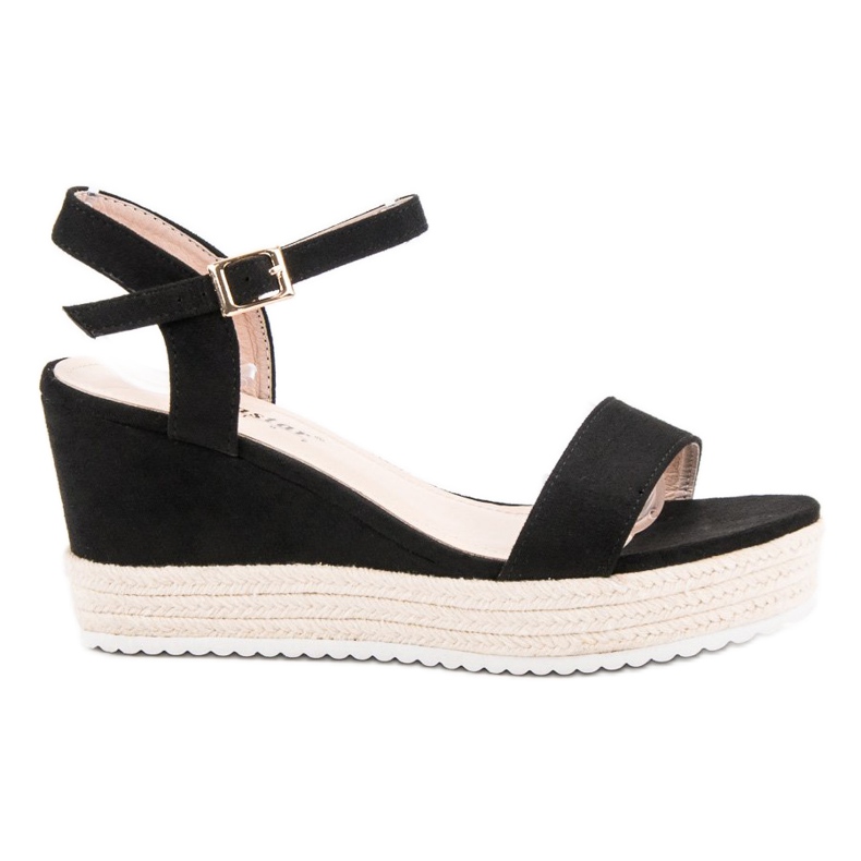 Seastar Comodi sandali con zeppa nero