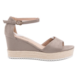 Seastar Sandali con zeppa grigi grigio