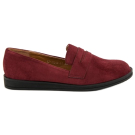 Best Shoes Mocassini casual bordeaux rosso