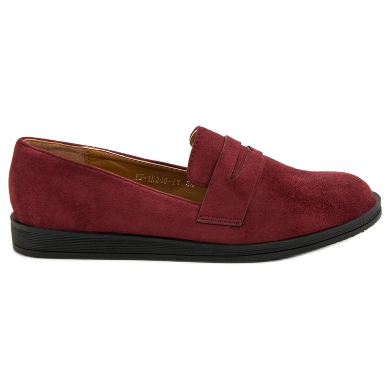 Best Shoes Mocassini casual bordeaux rosso