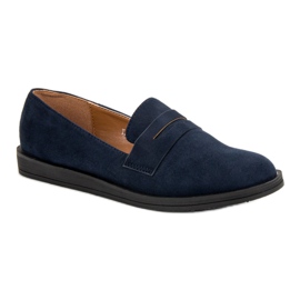 Best Shoes Mocassini casual blu navy