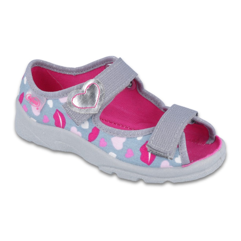 Scarpe per bambini Befado 969X133 rosa grigio