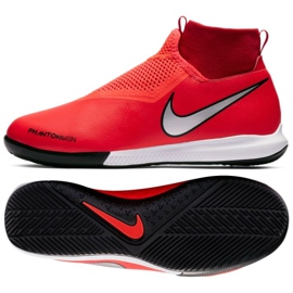 Scarpe indoor Nike Phantom Vsn Academy Df Ic Jr AO3290-600 rosso rosso