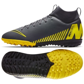 Scarpe da calcio Nike Mercurial SuperflyX 6 Academy Gs Tf Jr AH7344-070 multicolore grigio