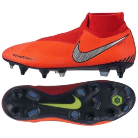Nike Phantom Vsn Elite Df Sg Pro Ac M AO3264-600 scarpe da calcio multicolore rosso