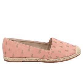 Espadrillas con ananas rosa 68-82 Pink