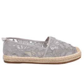 Espadrillas traforate grigie 68-130 Grey grigio