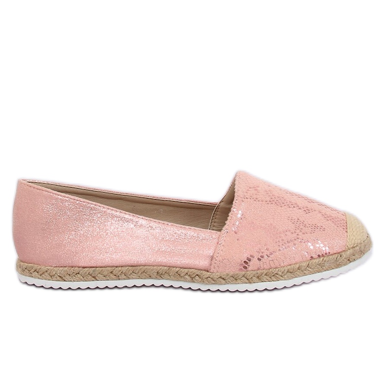 Espadrillas rosa serpente 68-64 Pink