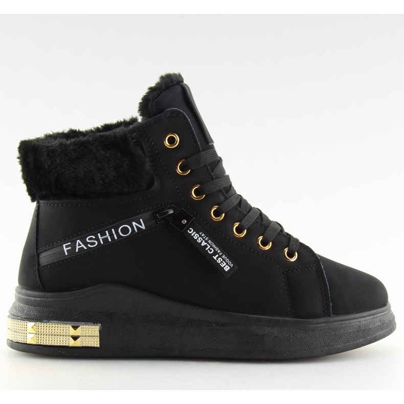 Sneakers nero caldo W19-25 Nero II-GAT