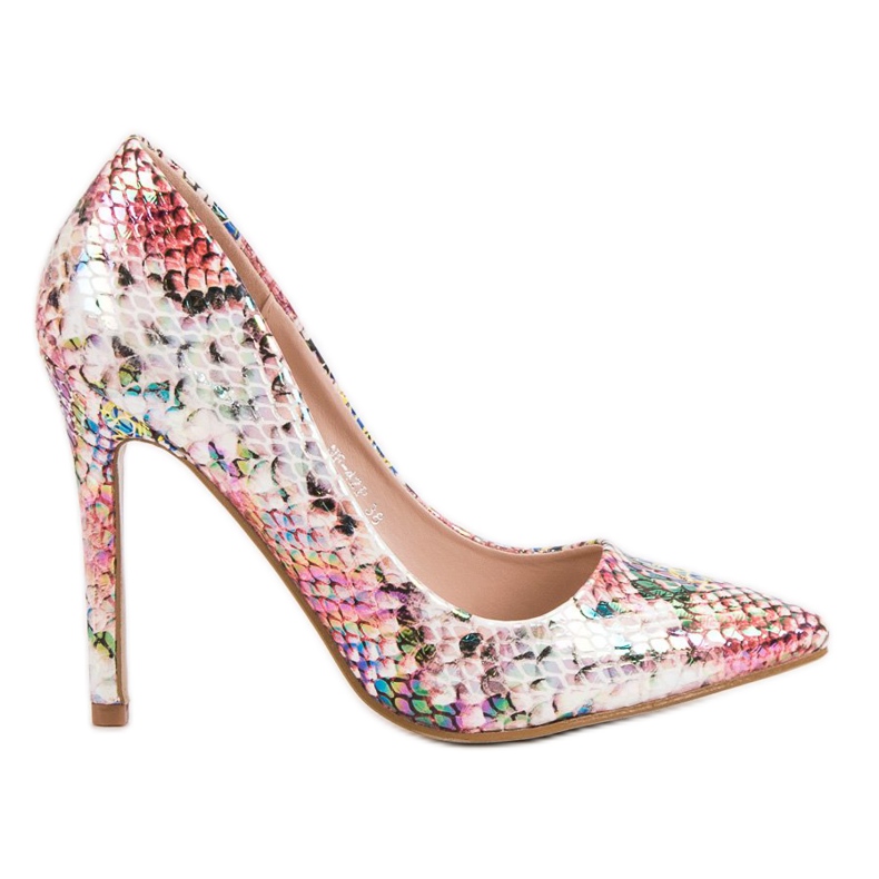 Seastar Borchie con stampa animalier multicolore